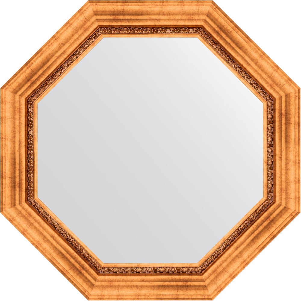 Изображение товара Зеркало EVOFORM в багетной раме римское золото 71x71 см стильное украшение