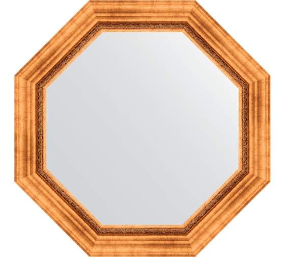 Изображение товара Зеркало EVOFORM в багетной раме - римское золото 88 mm (71x71 cm) 7341