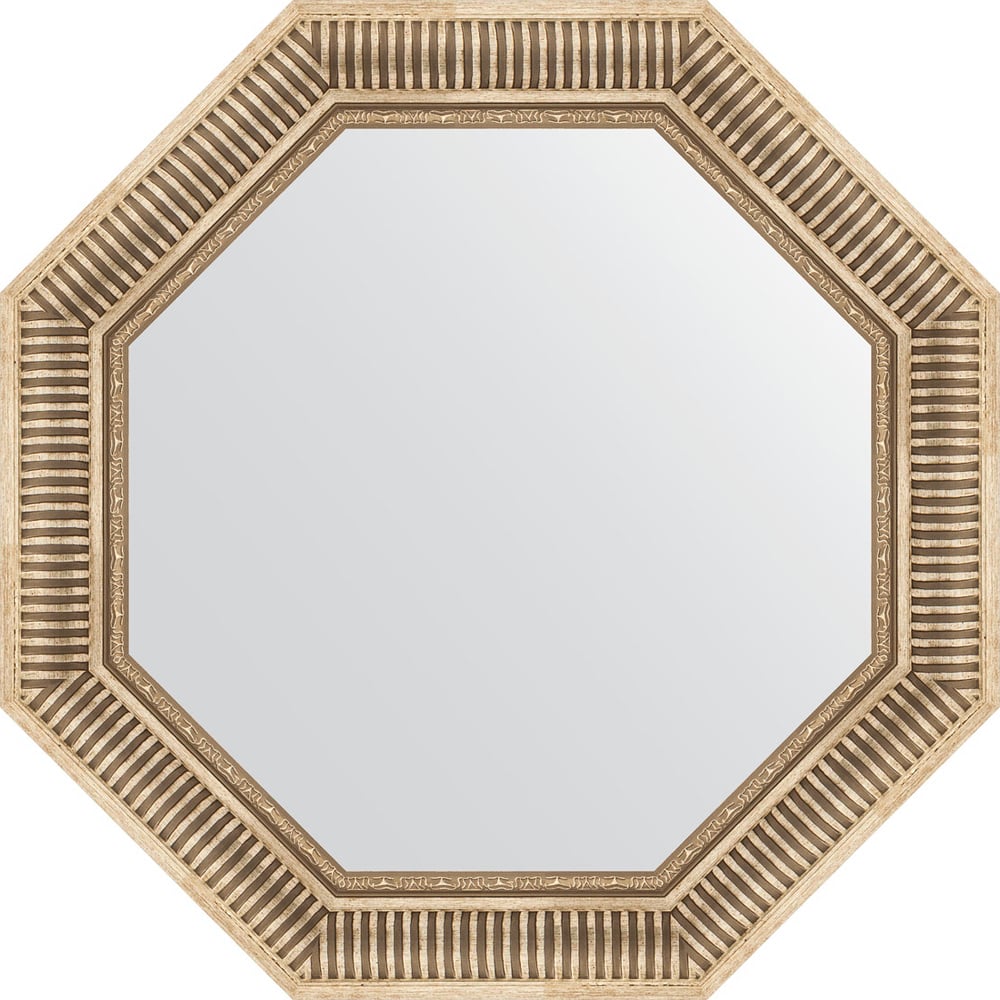 Изображение товара Зеркало EVOFORM в багетной раме серебряный акведук 72x72 см