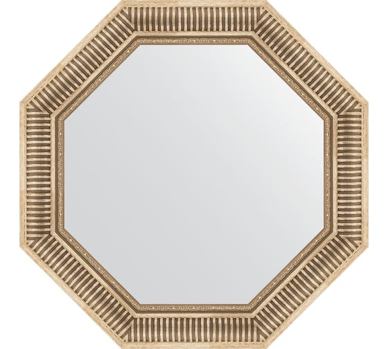 Изображение товара Зеркало EVOFORM в багетной раме - серебряный акведук 93 mm (72x72 cm) 7361