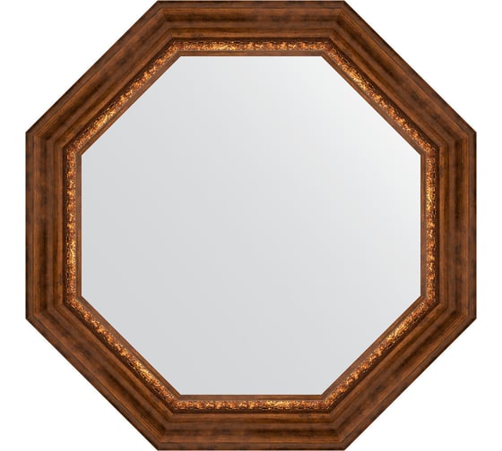 Изображение товара Зеркало EVOFORM в багетной раме - римская бронза 88 mm (71x71 cm) 7345