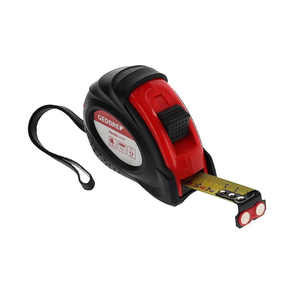 Изображение товара Рулетка GEDORE RED 8 м профессиональная со магнитом и автостопом