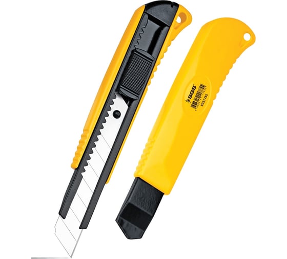 Изображение товара Нож с алюминиевым корпусом SGS усиленный 18 мм 1785SGS