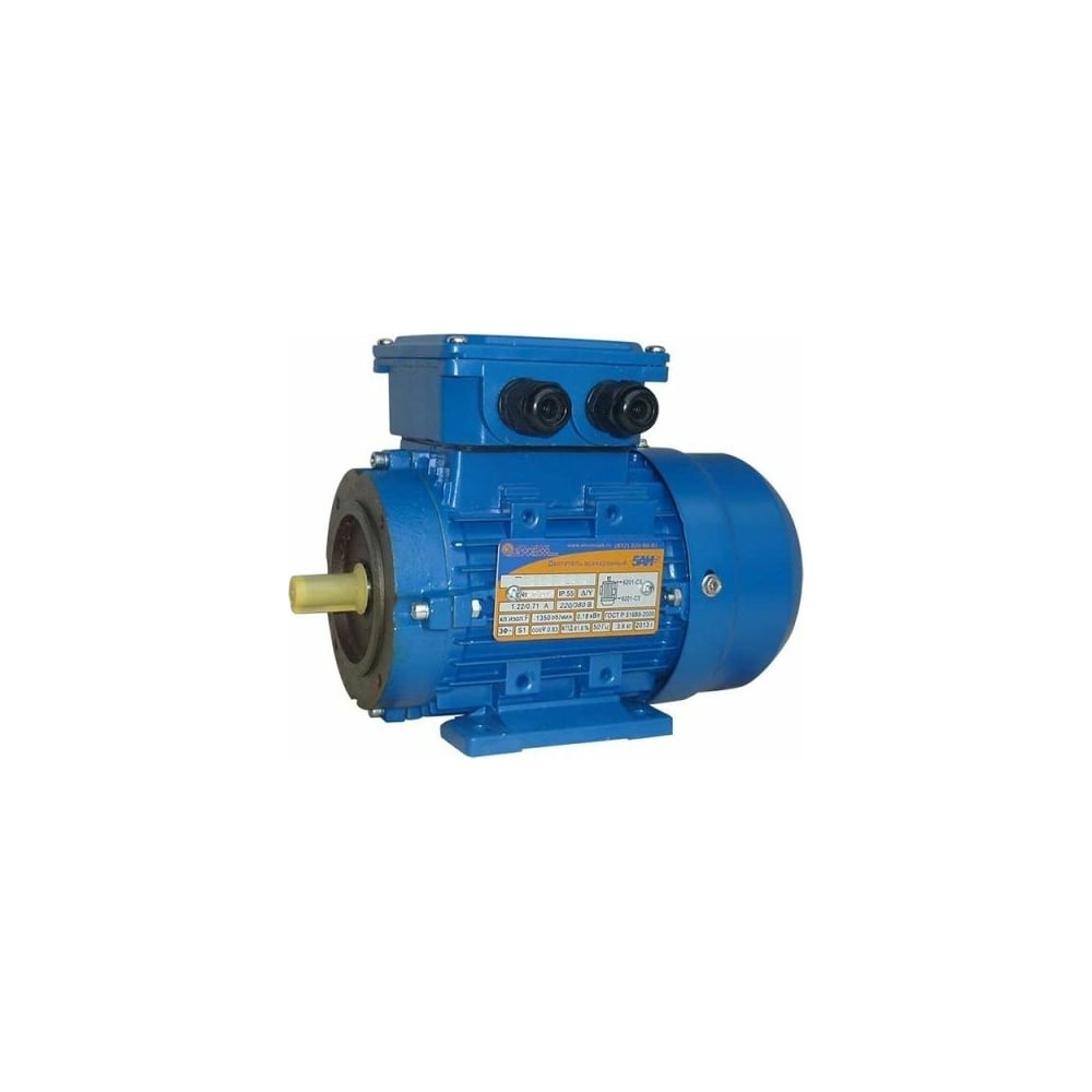 Изображение товара Электродвигатель асинхронный 5АИ 56 А4 FT85 0.12/1500 IM 2181