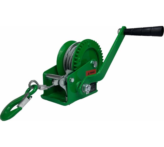 Изображение товара Ручная барабанная лебедка HITCH HW 700 кг, канат 10 м SZ073174