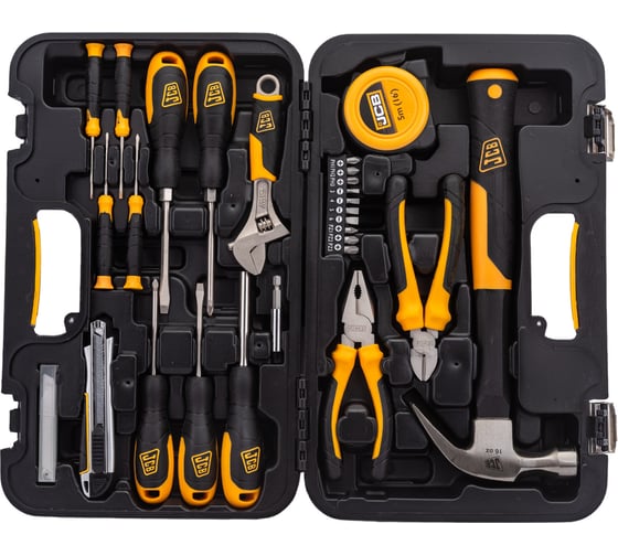 Изображение товара Набор инструментов для ремонтных работ JCB 27 предметов JST001