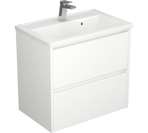 Изображение товара Тумба UNCORIA тронто 70 под умывальник марио 70 см белая 57025