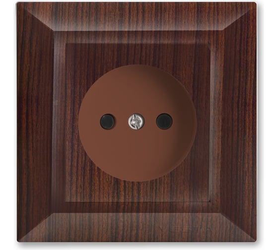 Изображение товара Розетка Metronex Electric Roma одинарная без заземления FRZ00010101FRN