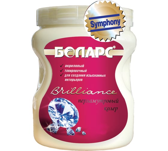 Изображение товара Краска БОЛАРС Vavilon - Brilliance Симфония (S010) основа 2 кг 00000005395