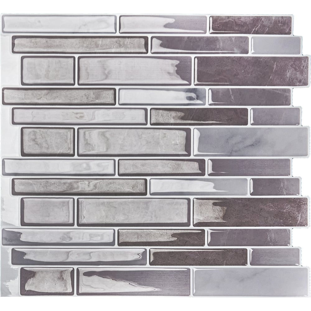 Изображение товара Комплект полимерной 3D плитки LAKO 30.5х30.5 см, 10 шт, глянцевая под камень