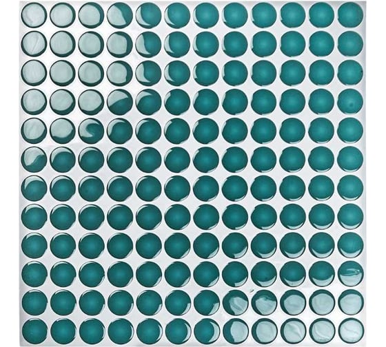 Изображение товара Комплект полимерной 3D плитки LAKO 30х30 см, 5 штук, Зеленая мозаика LKD-YJCO123