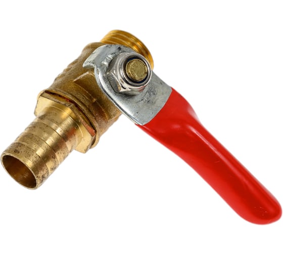 Изображение товара Краник латунный наружная резьба 1/4", елочка 10 мм ARMA BV M1/4-10