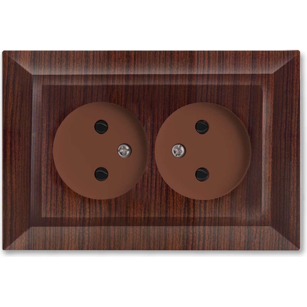 Изображение товара Розетка Vesta Electric Roma двойная без заземления FRZ00010201FRN