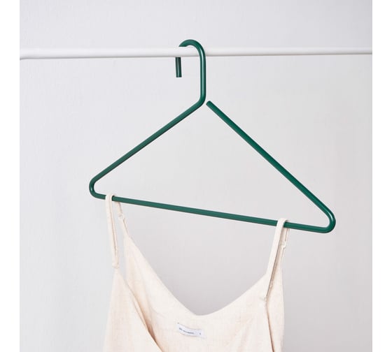 Изображение товара Вешалка-плечики Moroshka Infinity 40.5x0.7x21.5 см, цвет зеленый 907-016-01