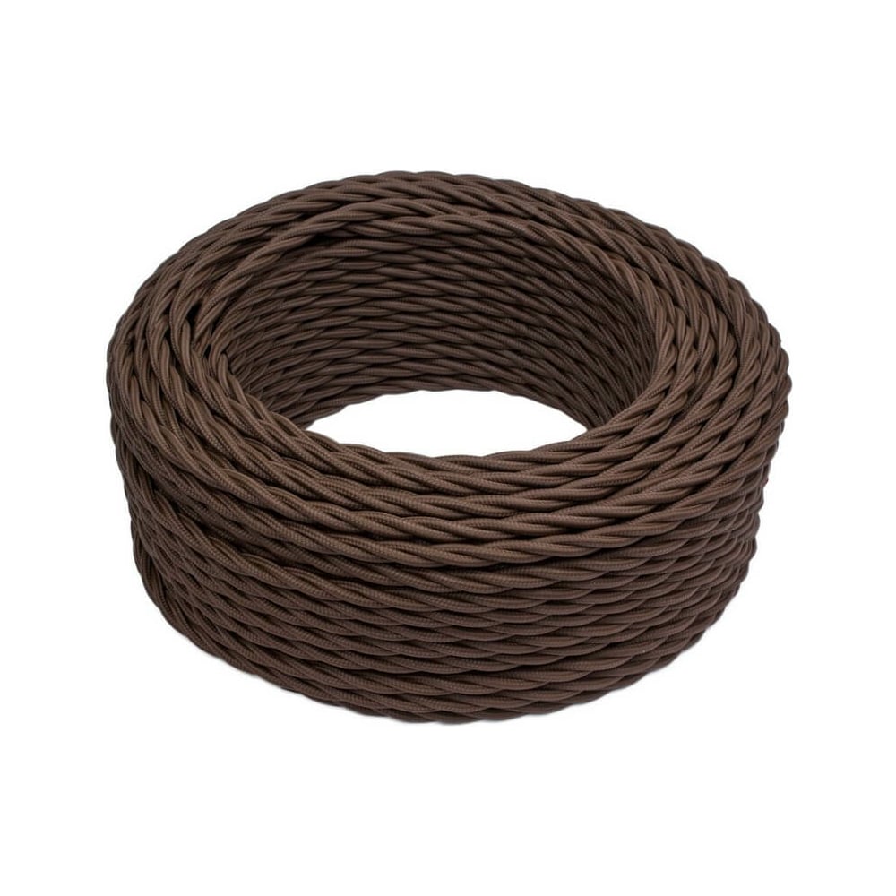 Изображение товара Электрический провод Bironi 2x1,5 коричневый 150 метров Бухта