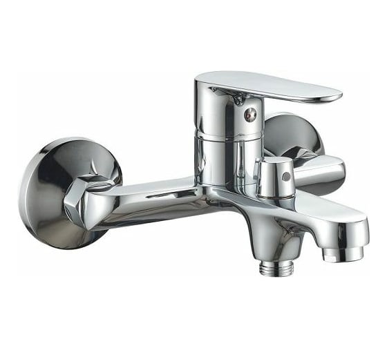 Изображение товара Смеситель для ванны и душа OUTE однорычажный, с коротким изливом 130 мм, хром, латунь T21002