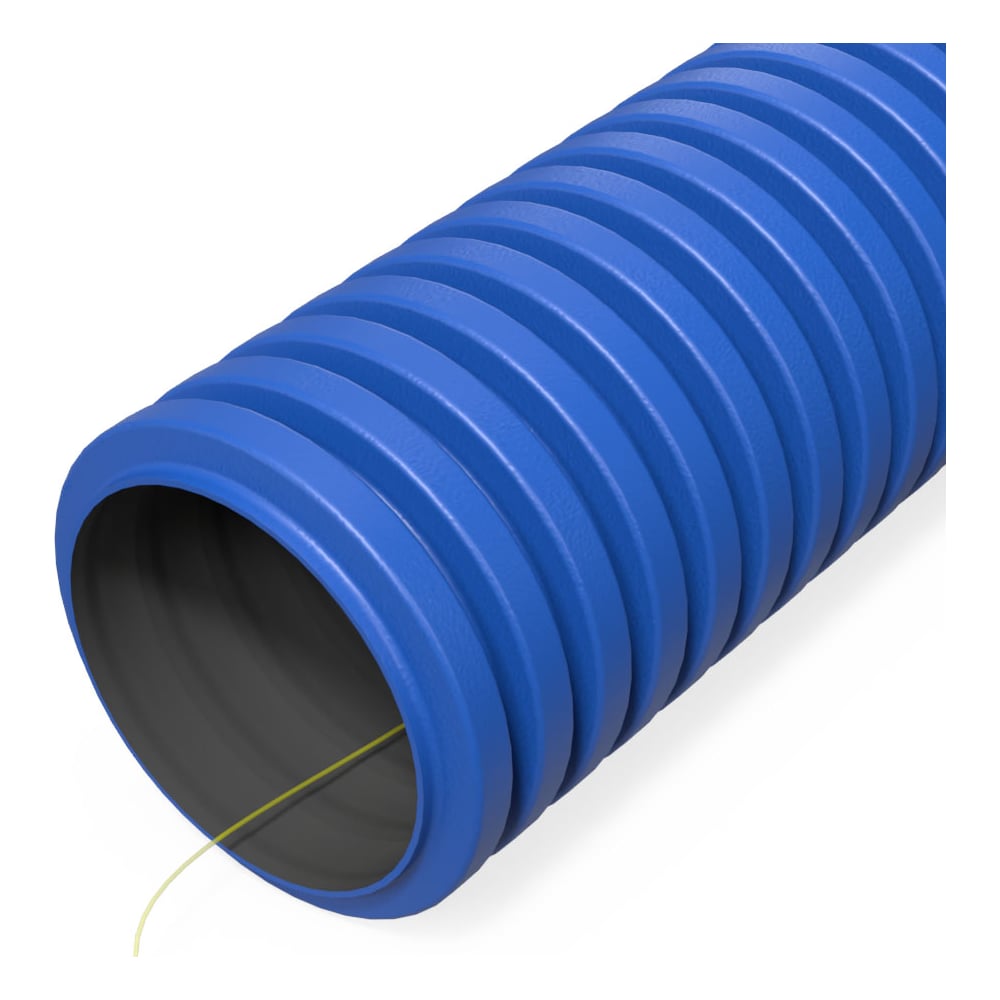 Изображение товара Гофрированная гибкая двустенная труба ПНД Промрукав 750 40 мм 50 м