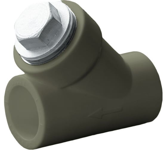 Изображение товара Сетчатый фильтр ПОЛИТЭК внутр./внутр. 32x1 PPRC (СЕРЫЕ) 9100303201с