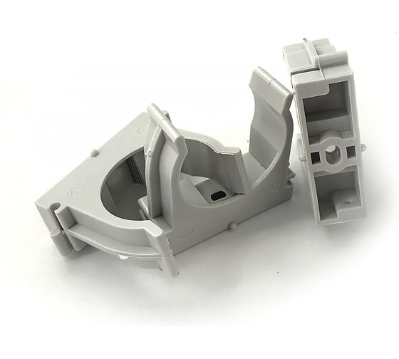 Изображение товара Крепежная клипса для монтажа газовым монтажным пистолетом FIXPISTOLS F-CPE32 серая, 50 шт. 2-2-4-4645