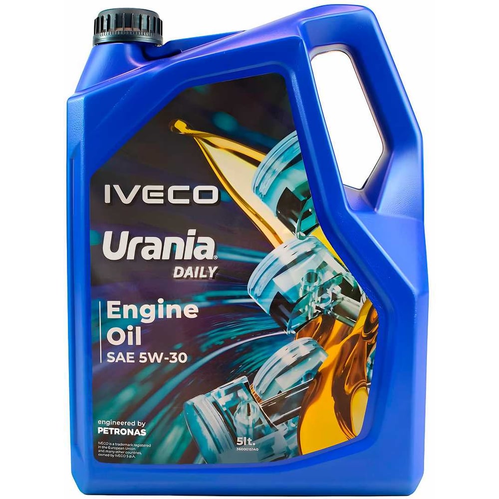 Изображение товара Моторное синтетическое масло Petronas URANIA DAILY 5W30 5 л дизельное грузовое