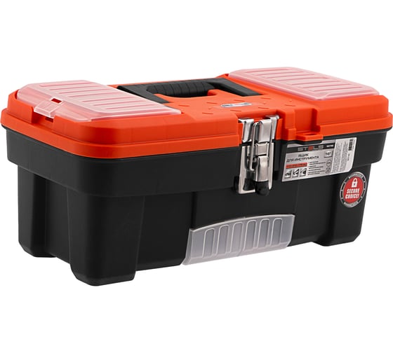 Изображение товара Ящик для инструмента с металлическими замками STELS 16", 410x210x175 мм 90746