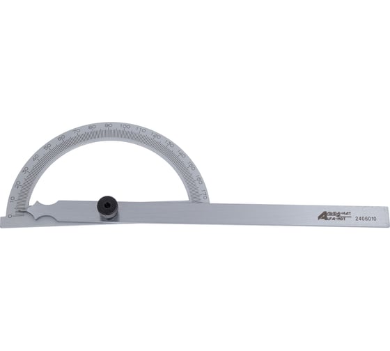 Изображение товара Угломер-транспортир АЛЬФА-НДТ 0-180 150x200 мм, с первичной калибровкой УП-00003158