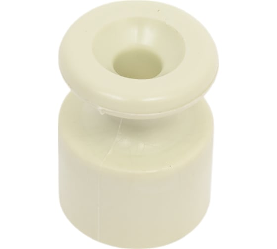 Изображение товара Изолятор для наружного монтажа Bironi rf, пластик, слоновая кость, 100 штук/упаковка R1-551-211-100