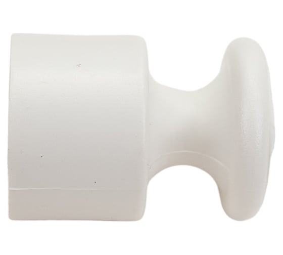 Изображение товара Изолятор для наружного монтажа Bironi пластик, цвет белый, 10 штук/упаковка B1-551-21-10