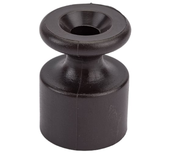 Изображение товара Изолятор для наружного монтажа Bironi пластик, цвет коричневый, 10 штук/упаковка B1-551-22-10