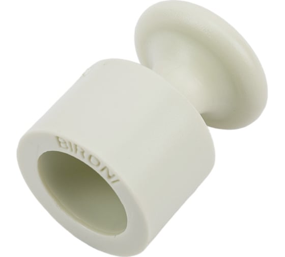 Изображение товара Изолятор для наружного монтажа Bironi пластик, цвет слоновая кость, 10 штук/упаковка B1-551-211-10