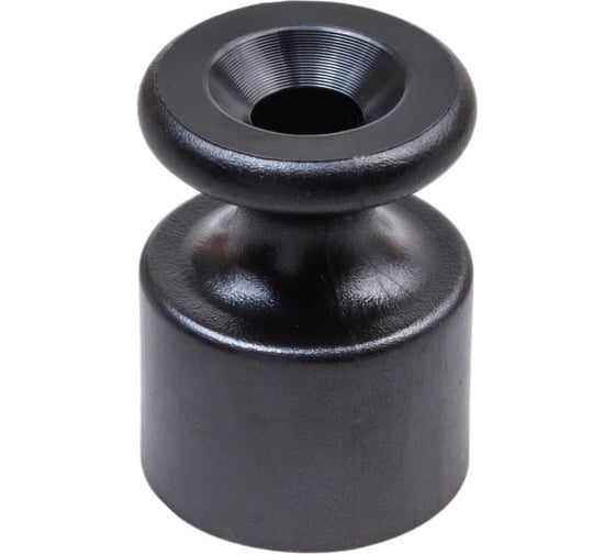 Изображение товара Изолятор для наружного монтажа Bironi пластик, цвет черный, 100 штук/упаковка B1-551-23-100