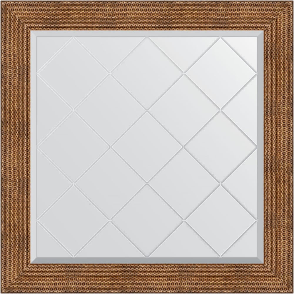 Изображение товара Зеркало EVOFORM с гравировкой в багетной раме - стильное оформление интерьера