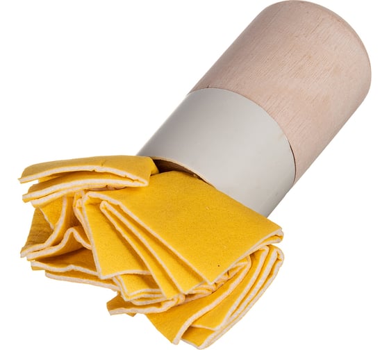 Изображение товара Замшевый декоративный тампон Мелодия цвета с деревянной ручкой Р-013