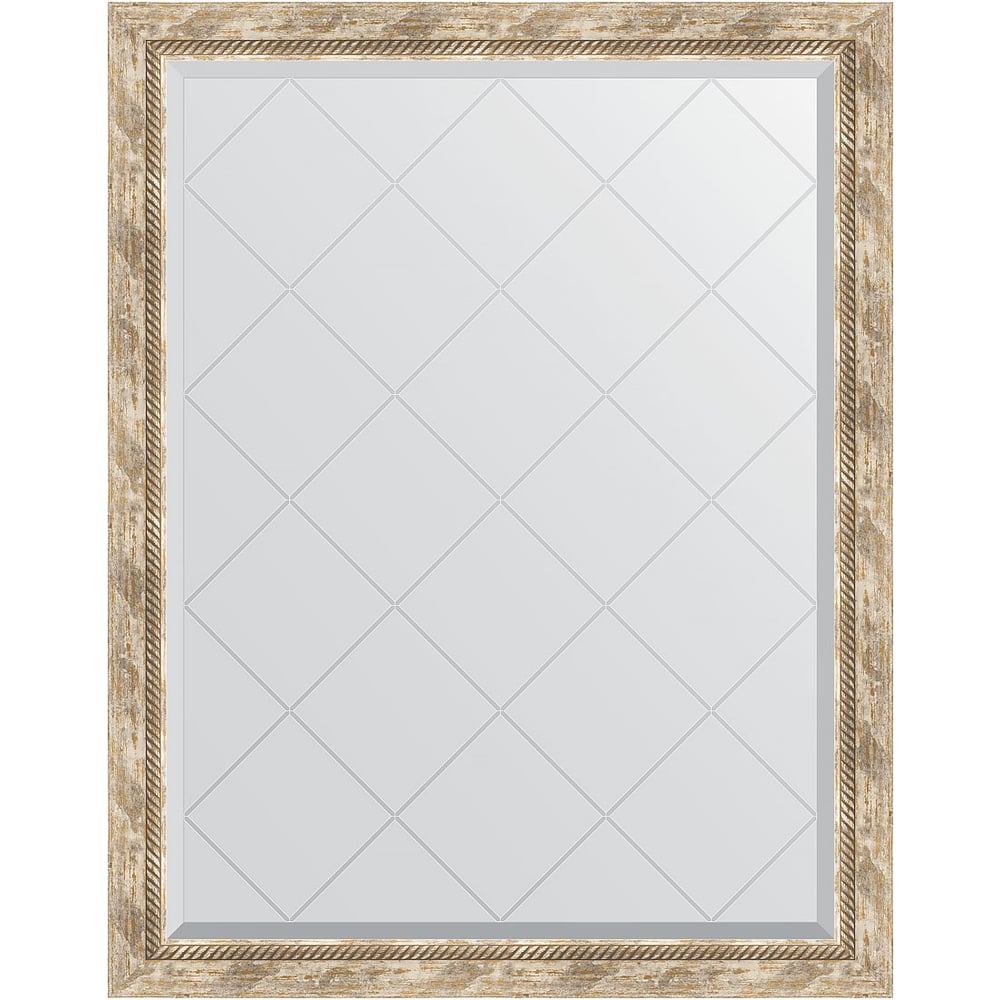 Изображение товара Зеркало EVOFORM в багетной раме прованс 93x118 см с гравировкой