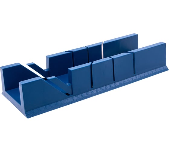 Изображение товара Стусло СИБРТЕХ 300x65 мм, пластиковое, 4 угла для запила 22571