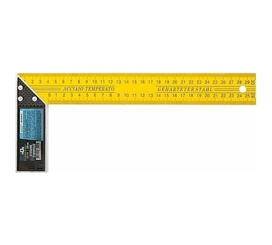 Изображение товара Столярный угольник MOS двусторонняя шкала, 350 мм 19374М