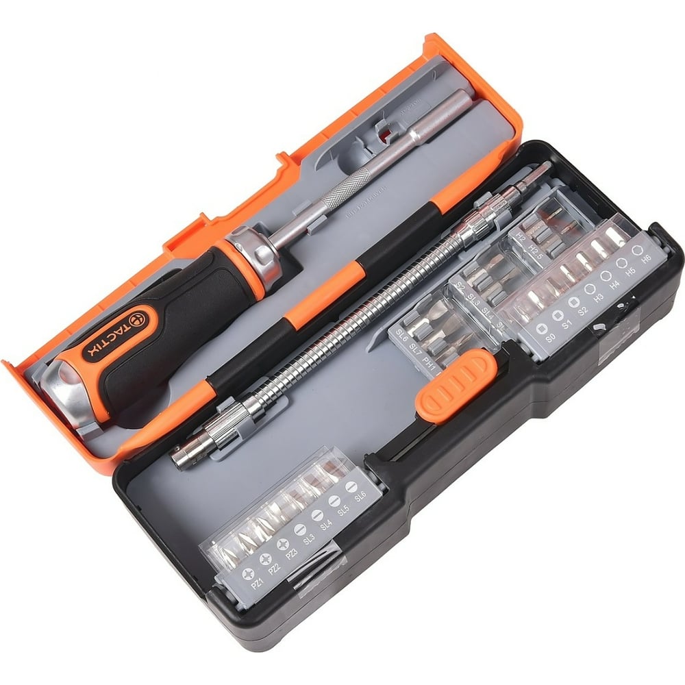 Изображение товара Набор вставок TACTIX с держателем ERGO 43 предмета профессиональный