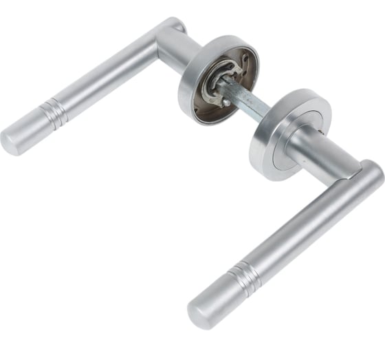 Изображение товара Дверные ручки Левша 3G на розетке, d50, R01M43, хром матовый У2-1179.ХМ