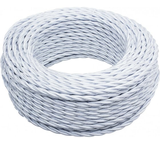 Изображение товара Провод Bironi 3x2,5 белый (глянец) 50м B1-435-071-50