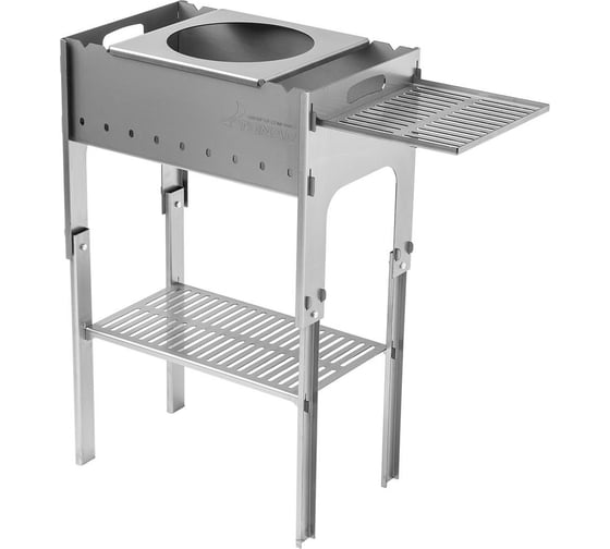 Изображение товара Разборный мангал со столиком и подставкой под казан Тонар 2 мм, сумка T-M-S-PK 188199