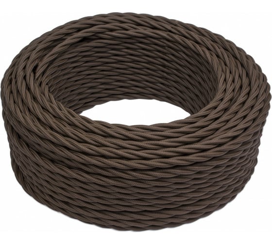 Изображение товара Провод Bironi 3x2,5 коричневый (матовый) 10м B1-435-72-10