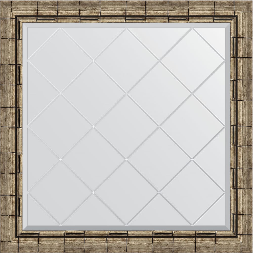 Изображение товара Зеркало EVOFORM с гравировкой в багетной раме 83x83 см