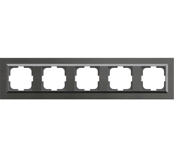 Изображение товара 5-местная рамка OVIVO QUANTUM, серый магнит, 405-310000-250