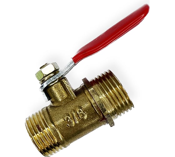 Изображение товара Краник шаровой латунный резьба наружная 3/8" ARMA BV M3/8-M3/8