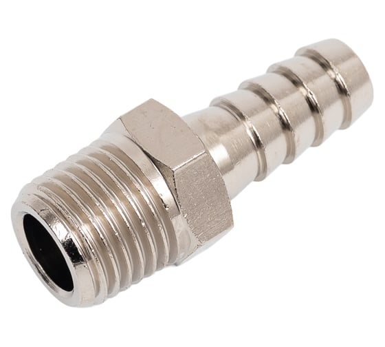 Изображение товара Штуцер под шланг с внешней резьбой 1/4" х 9 мм BTI 6101