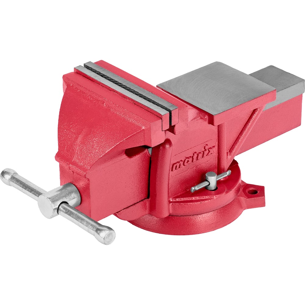 Изображение товара Слесарные тиски MATRIX 150 мм поворотные с наковальней модель 18602
