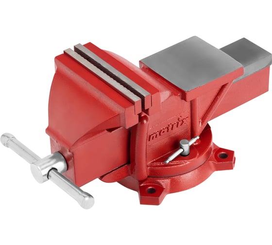 Изображение товара Слесарные тиски MATRIX 150 мм, поворотные, с наковальней 18602