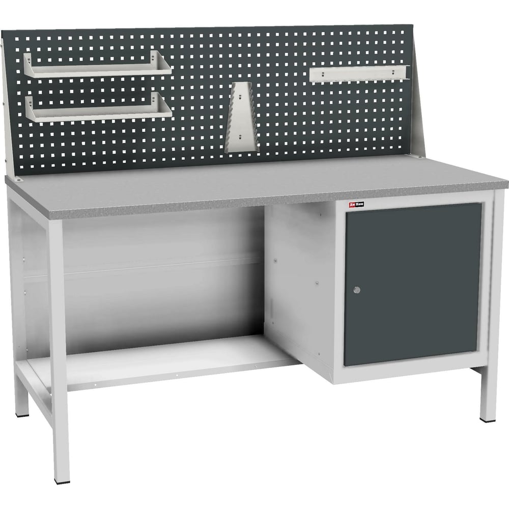 Изображение товара Верстак с тумбой и экраном Э1 Диком ВЛ-К-150 профессиональный