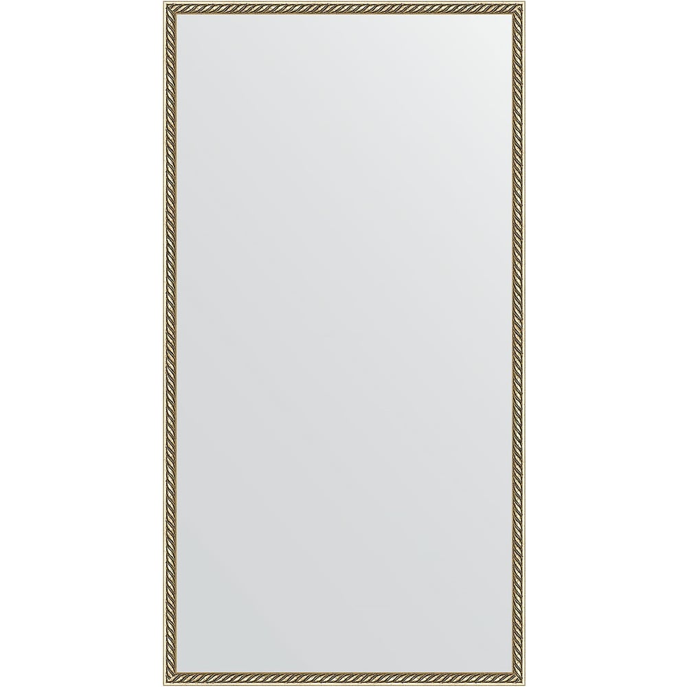Изображение товара Зеркало EVOFORM в багетной раме - витая латунь 26 mm 68x128 cm