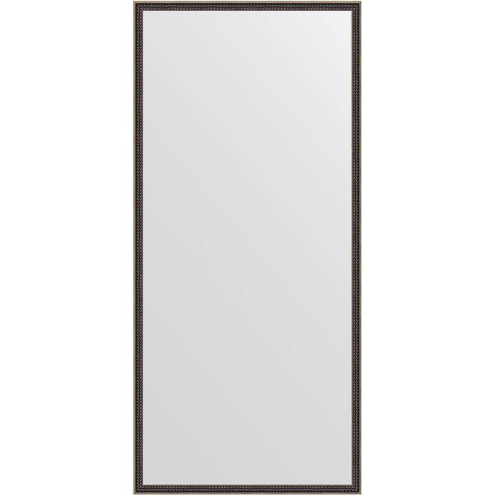 Изображение товара Зеркало EVOFORM в багетной раме витой махагон 28 mm 68x148 см
